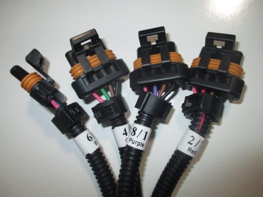 LS1 LS6 Ignition Coil Harness Set for Relocation Brackets - For 8 Coil Packs WLS015 - Image 3