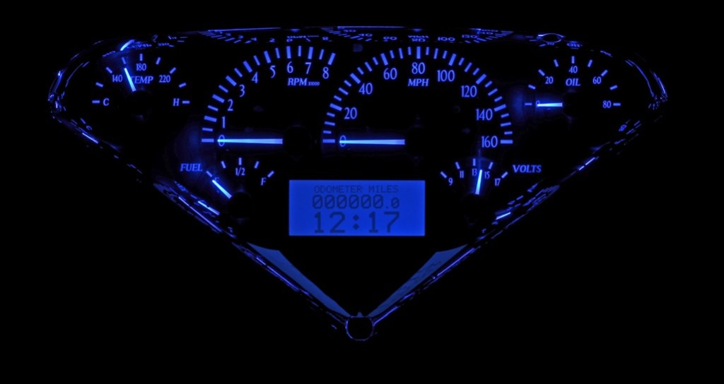 1955-59 Chevy Pickup VHX Instruments, Dakota Digital VHX-55C-PU - WARR