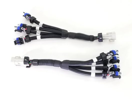 LS2 LS7 LQ4 LQ9 Ignition Coil Harness Set for Relocation Brackets - For 8 Coil Packs