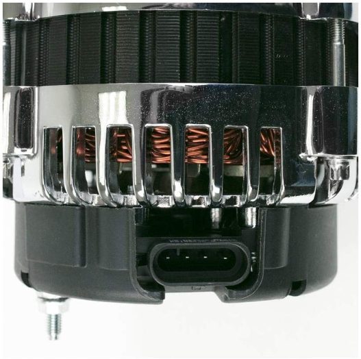 High Output GM Alternator - LS1 Trucks Style - 180 amp Chrome - AD244 Style - Image 3