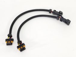 Two 12" GM LS1 Oxygen O2 Sensor Extension Harnesses- 4 Wire Flat Connector