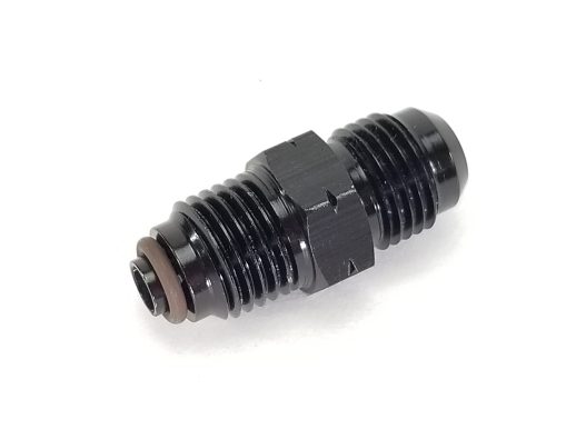 -6AN Adapters for TBI Throttle Body Fuel fittings - Black Anodized - 47-0046 - Image 4