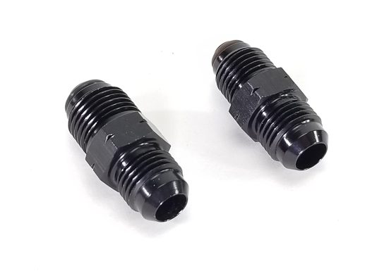 -6AN Adapters for TBI Throttle Body Fuel fittings - Black Anodized - 47-0046 - Image 5
