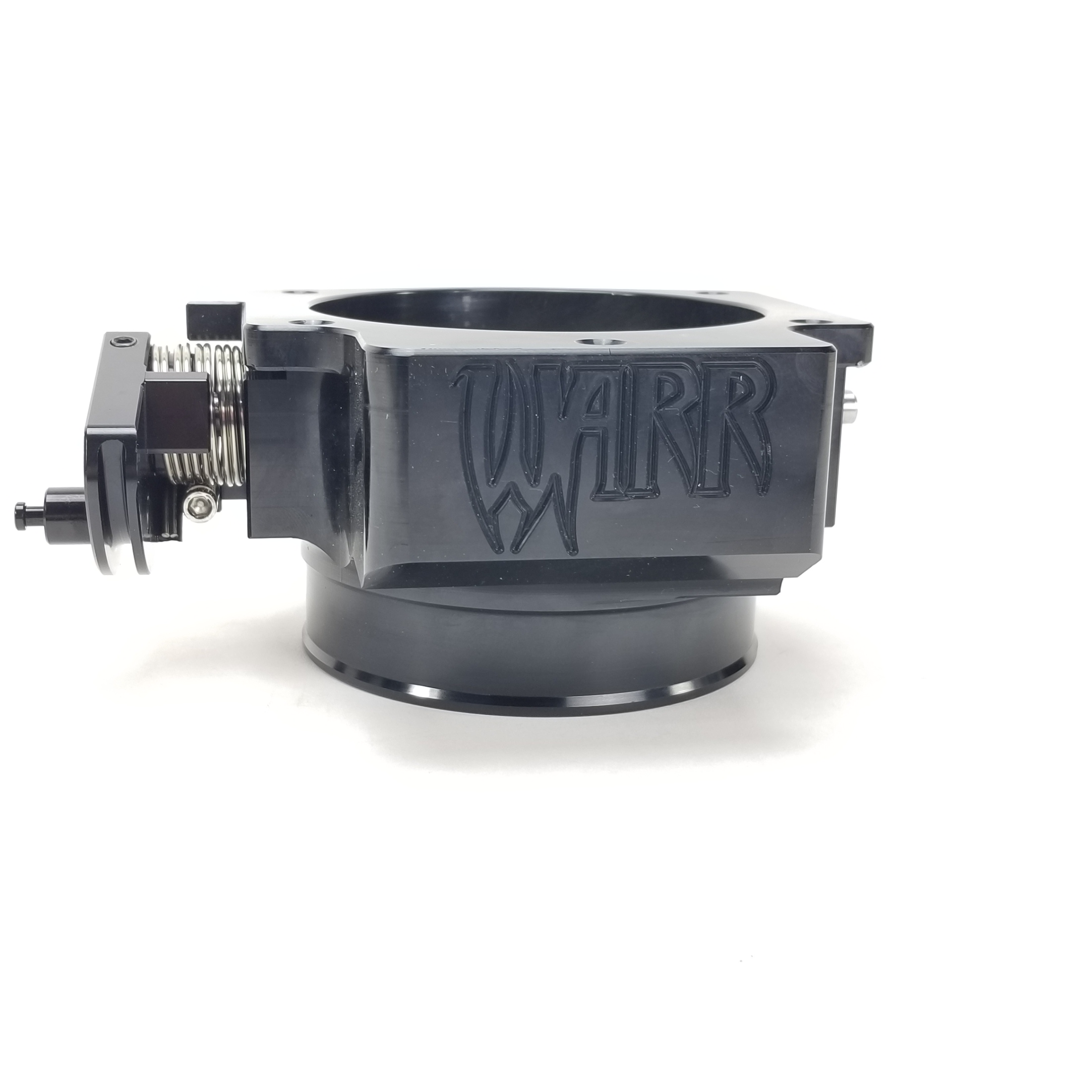 Black Anodized Without Vent Tube WARR Performance 102mm LS Throttle Body 