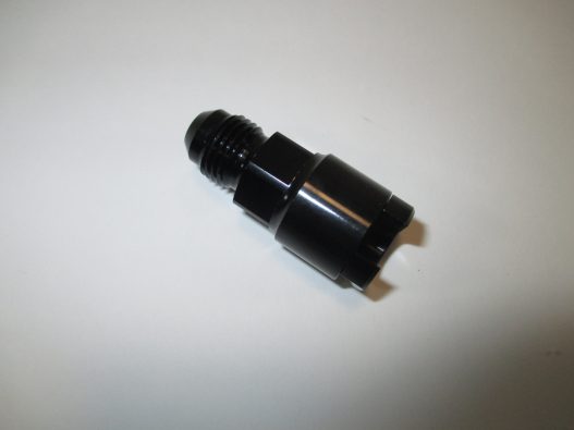 Russell Push On EFI -6 AN Male - 5/16 Hardline Fuel Fitting Black LT1 LT4 LS1 #644113 - Image 2