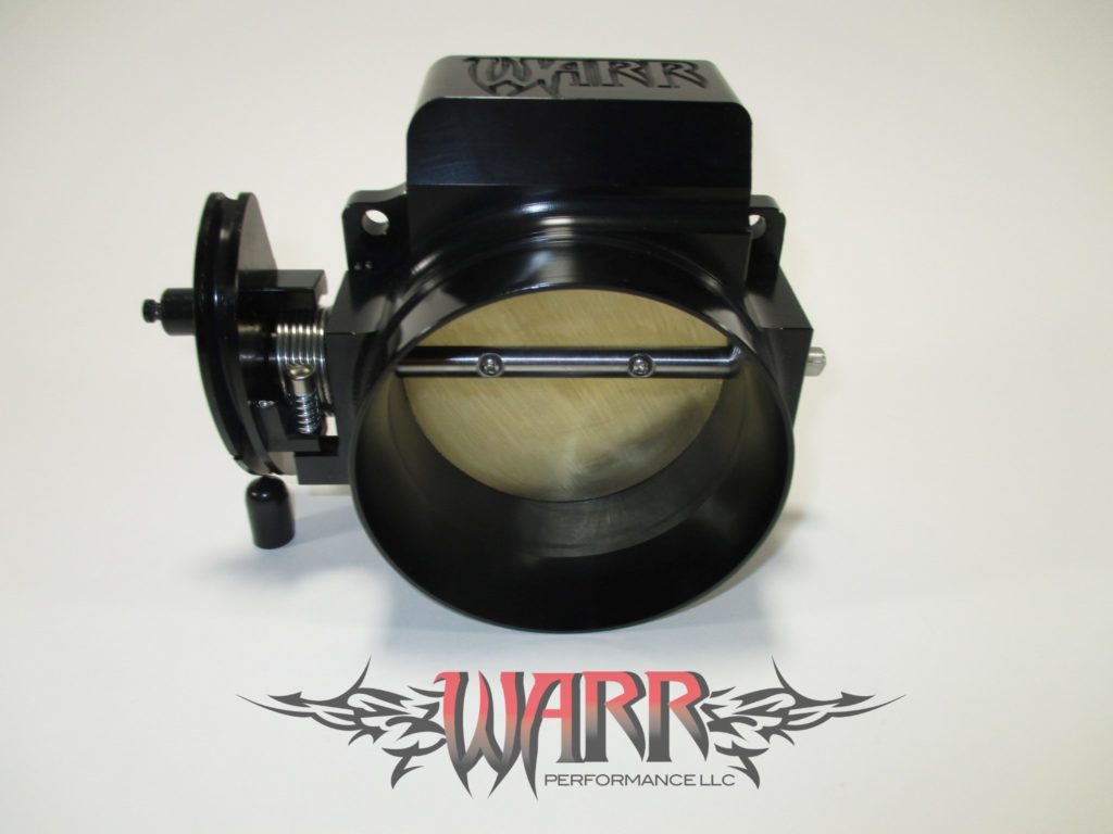 Black Anodized 92mm Throttle Body No Vent Tube 4 Bolt LS1 LS2 LS3