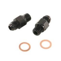 -6AN Transmission Cooler Fittings - TH350 TH700R4 4L60E & Early 4L80E