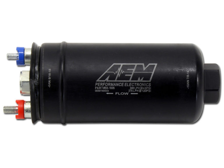 AEM 380LPH Inline High Flow Fuel Pump #50-1005 - Image 2