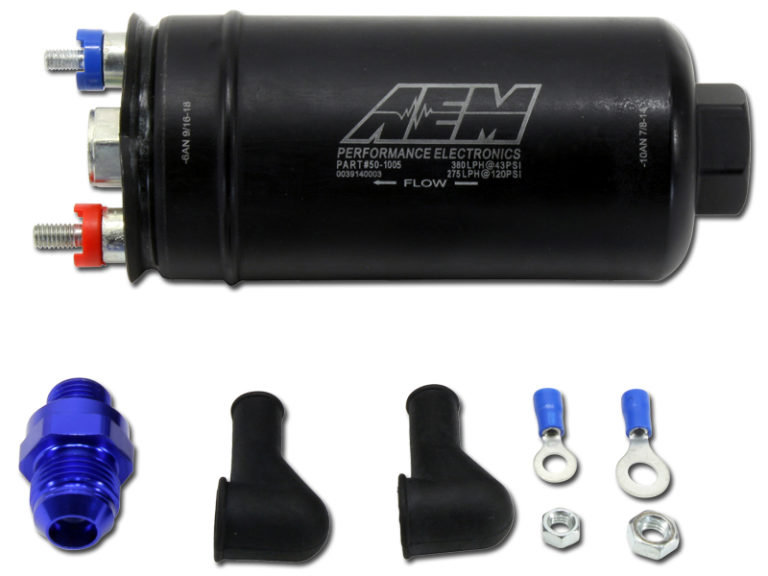 AEM 380LPH Inline High Flow Fuel Pump #50-1005