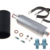 Walbro GSL392 Inline Fuel Pump 255LPH with (2) -6AN fittings and #400-939 Install Kit