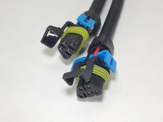 Two 24" GM LS2 LS3 LS7 Oxygen O2 Sensor Extension Harnesses 2010 Camaro Style - Image 2