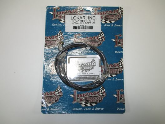 Black LS1 36" Lokar Hi-Tech Throttle Cable #TC-1000LS1U