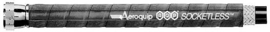 Aeroquip -8 AQP Socketless Hose, Black, By the Foot