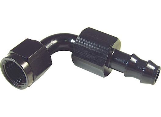 -8 AN Push-Loc 90 degree Swivel Hose End #13462