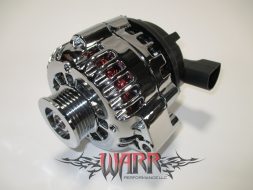 High Output GM Alternator - F Body LS1 LS6- 180 amp Chrome - CS130D Style Chrome
