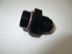 -8AN to -8 ORB (O-ring port) Adapter Fitting, Black #14788
