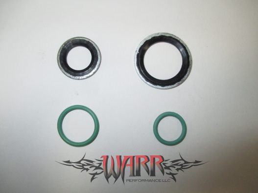 Seal Kit for LS Swap AC Compressor adapter fittings for Denso 10S17F & 10S20F