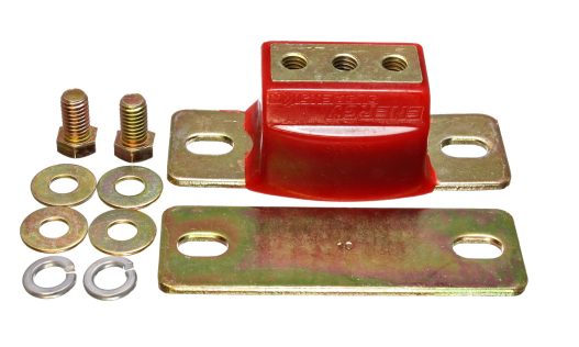 Transmission Mount Red Zinc Finish Performance Polyurethane - Energy Suspension #3.1108R
