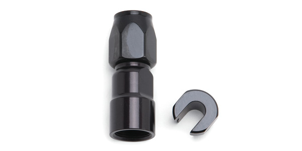 6AN Female To 3/8 Male NPT Fitting With Black Finish
