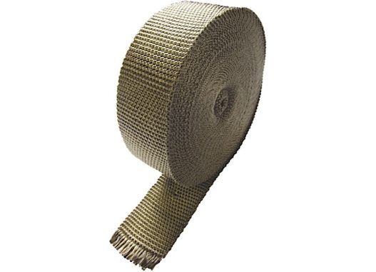 Titanium Style Volcano Exhaust Wrap - 2" x 50' with 8 Ties