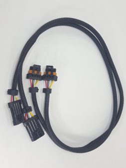 Two 36" GM LS1 Oxygen O2 Sensor Extension Harnesses- 4 Wire Flat Connector