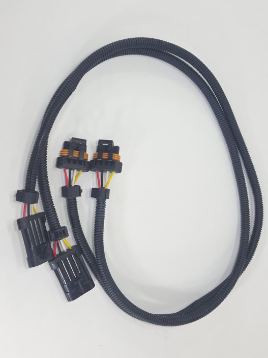 Two 36" GM LS1 Oxygen O2 Sensor Extension Harnesses- 4 Wire Flat Connector