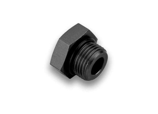 -6 ORB Port Plug - Black Anodized #14614