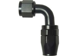 -6AN Hose End Fitting - 90 degree - Black Anodized #14690