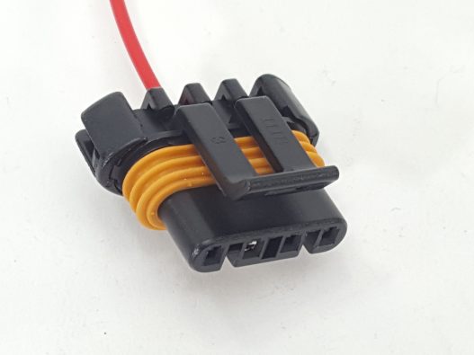 LS 4 Pin Style Alternator Pigtail 22" (single wire) - Image 2