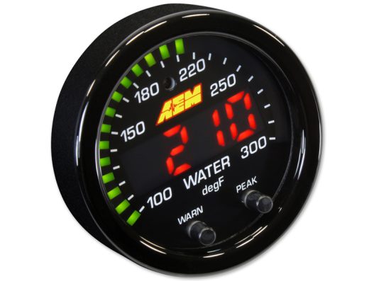 AEM X-Series 300F/150C Water/Trans/Oil Temp Gauge #30-0302
