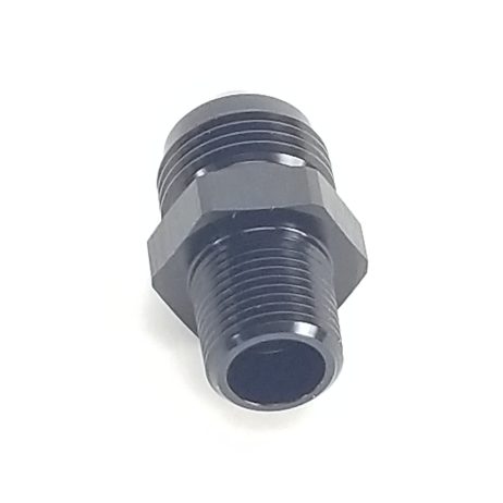 3/8" NPT to -10AN Male Adapter Fitting - Black - WARR Performance 47-0064 - Image 2