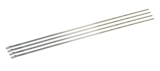 Stainless Exhaust Wrap Ties - 14"