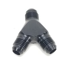 -12 AN Y Fitting - Black Anodized #14356