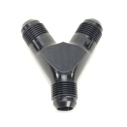-10 AN Y Fitting - Black Anodized #14354