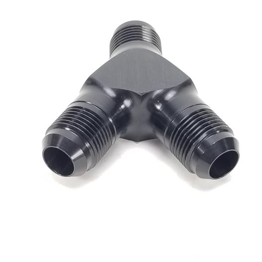 -10 AN Y Fitting - Black Anodized #14354 - Image 3