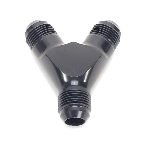 -12 AN Y Fitting - Black Anodized #14356 - Image 2