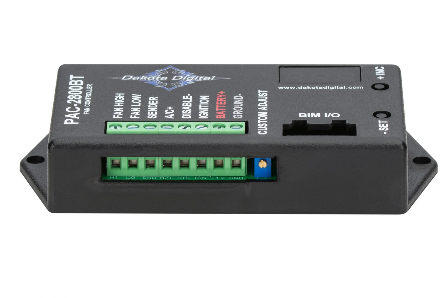 Electronic Fan Controller 70 Amp with Bluetooth Control Dakota Digital PAC2800BT WARR