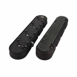 Chevy LSx 2 Piece Valve Covers w/Coil Covers Black JM8082-2BK