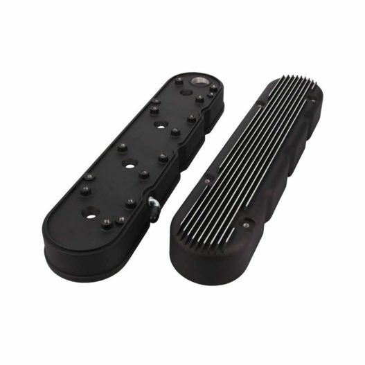 Chevy LSx 2 Piece Valve Covers w/Coil Covers Black JM8082-2BK