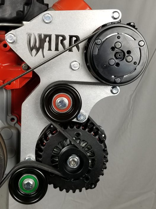 Alternator and SD-7 AC compressor Bracket Kit - Truck Spacing - WARR Performance WLS003 - Image 9