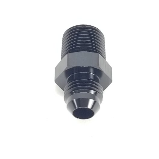 3/8IN NPT TO -6AN Black Straight Adapter Fitting - 47-0057 - Image 3