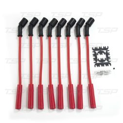 Spark Plug Wires Ignition Wire 12" 180° RED Chevy LS 4.8L 5.3L 6.0L 6.2L #81227