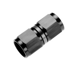 -6AN Swivel Coupler - Straight - Black - RedHorse Performance 8100-06-2