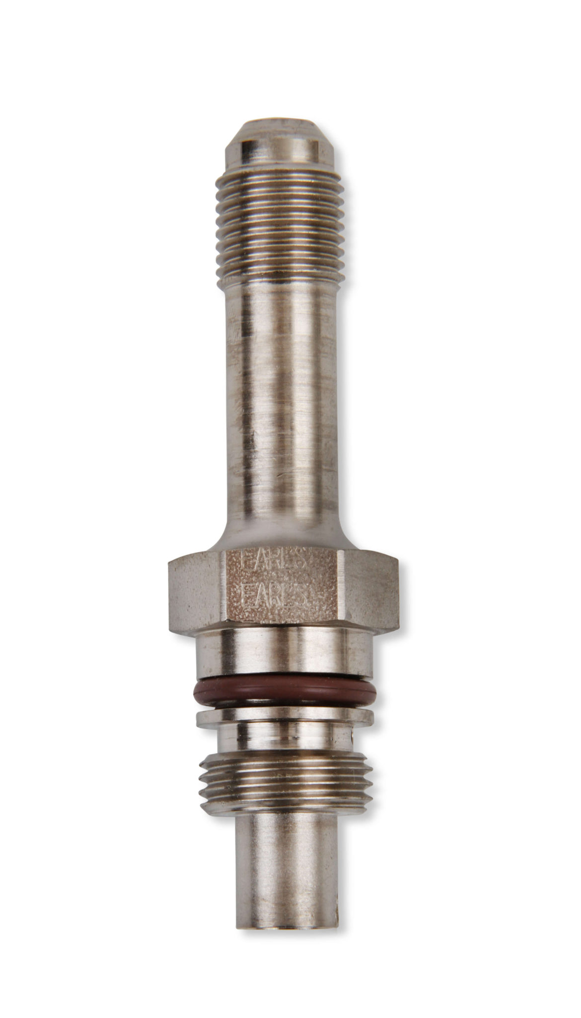 LS power steering pump to AN 6 adapter/extension, Nickel Plated Steel 961961ERL WARR