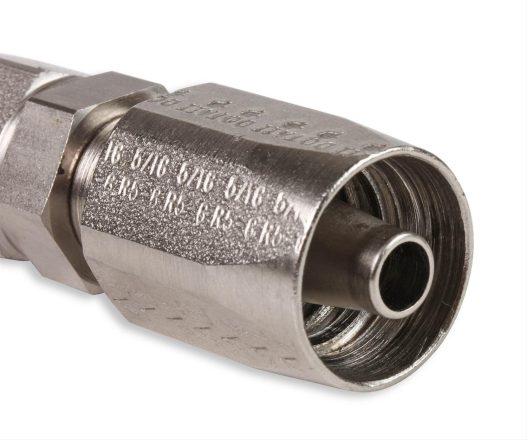 Power Steering Hose End - Straight -6 AN - Steel w/ Nickel Plated Finish - 130106ERL - Image 3