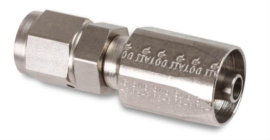 Power Steering Hose End - Straight -6 AN - Steel w/ Nickel Plated Finish - 130106ERL - Image 4