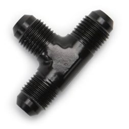 Russell Performance -4AN Tee Fitting - Black - 661003