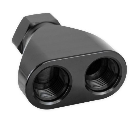 Earls Billet Inline Distribution Block w/ -10 AN O-Ring Port to (2) -8 AN O-Ring Ports - 100161ERL