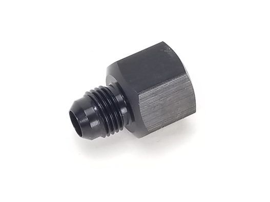 -8AN to -6AN Reducer Fitting - Black Anodized - 14341