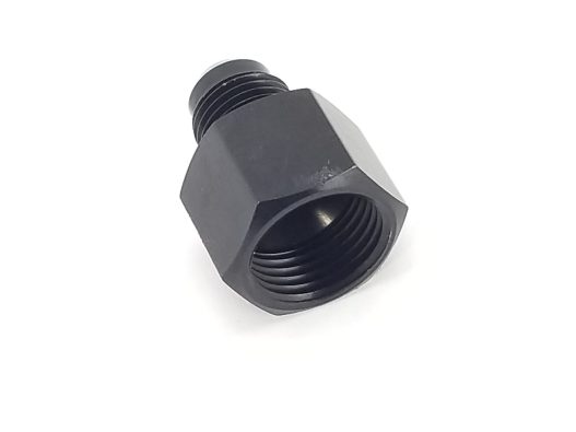 -8AN to -6AN Reducer Fitting - Black Anodized - 14341 - Image 2